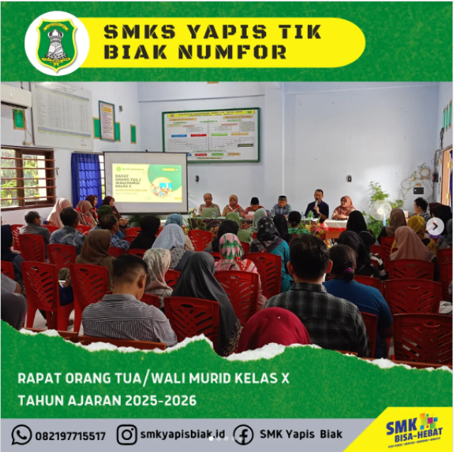 Rapat Wali Murid/Ortu  Kelas  X  TA 2025/2026